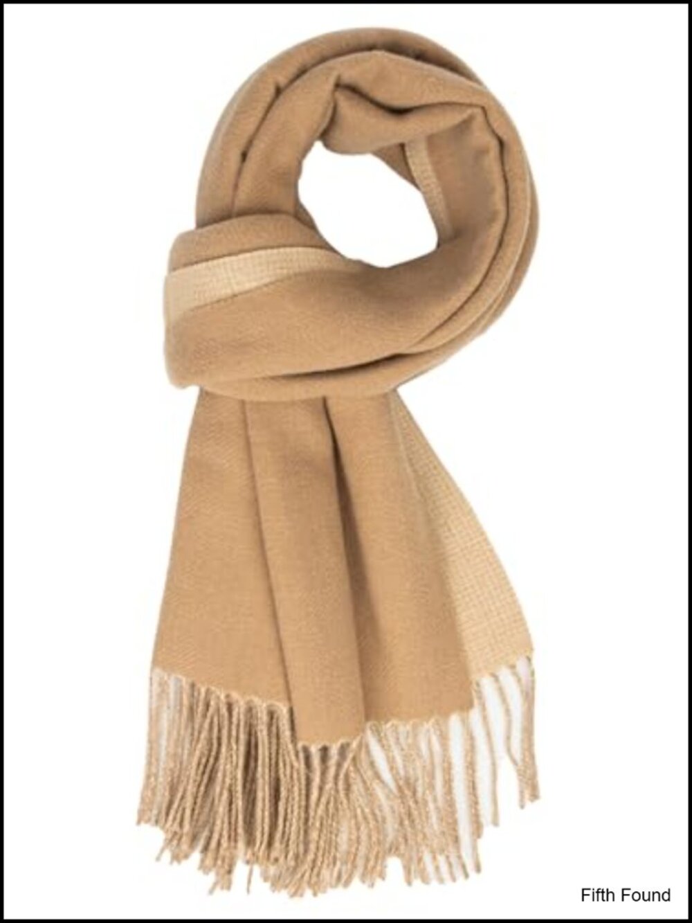 Oversized Winter Scarf Shawl Wrap with Tassels 100% Polyester